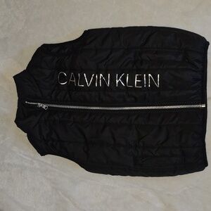 Calvin Klein Kids Black Quilted Vest